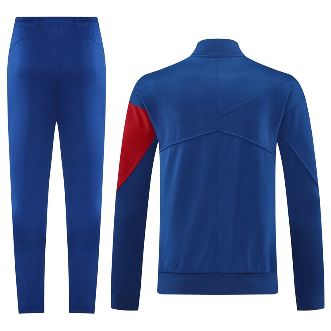 PSG Training Tracksuit Kit(Jacket+Pants) Blue 2025/26 (back view)