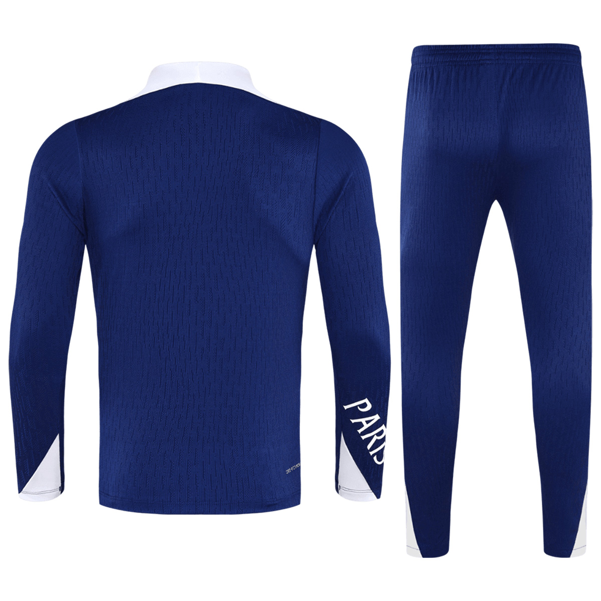 PSG Zipper Sweatshirt Kit(Top+Pants) Navy 2025/26 (back view)