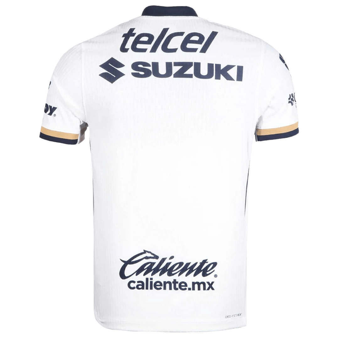 Pumas UNAM Home Match Jersey Player Version 2025/26 (back view)