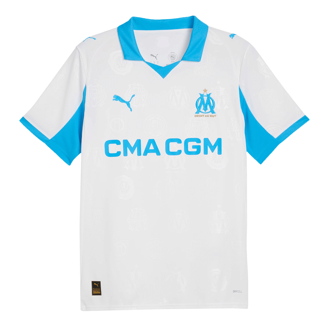 RABIOT #25 Marseille Home Jersey 2025/26 (back view)
