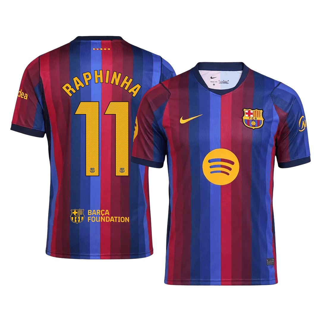 RAPHINHA #11 Barcelona Home Jersey 2026/27