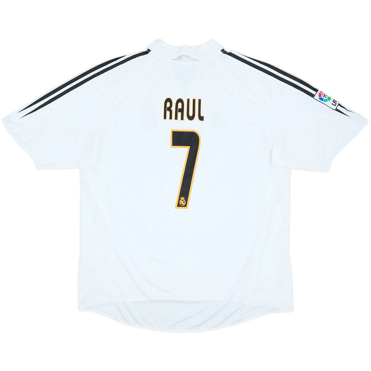 Raúl #7 Retro Real Madrid Home Jersey 2004/05