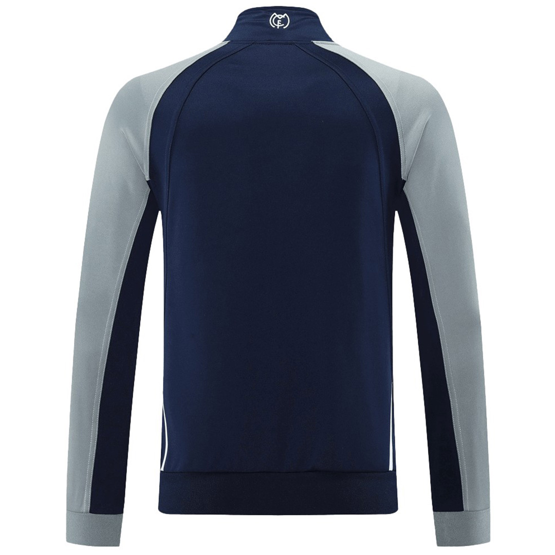 Real Madrid Anthem Jacket 06 Navy 2025/26 (back view)