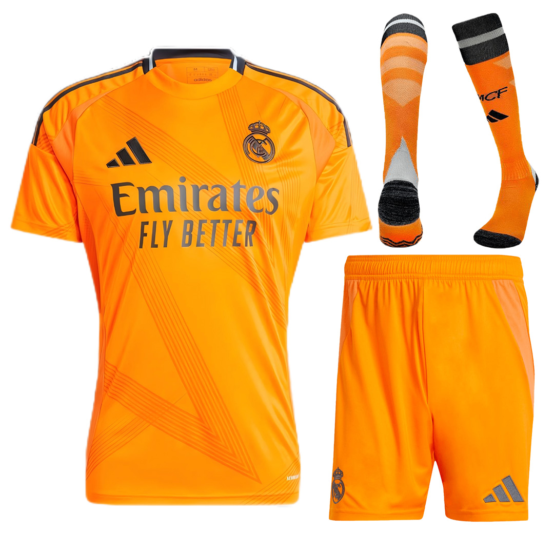 Real Madrid Away Full Jersey Kit 2024/25