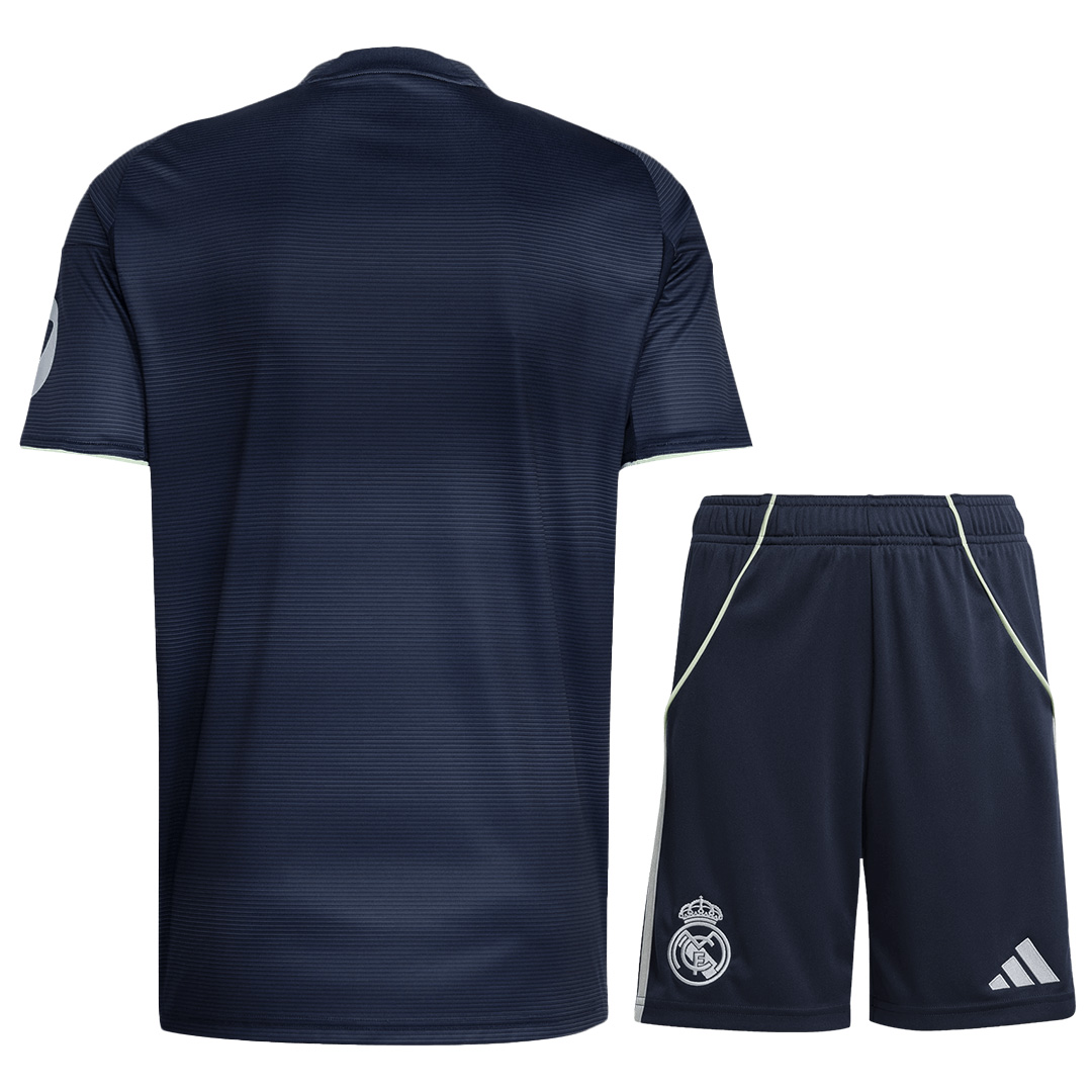 Real Madrid Away Jersey Kit 2025/26 (back view)