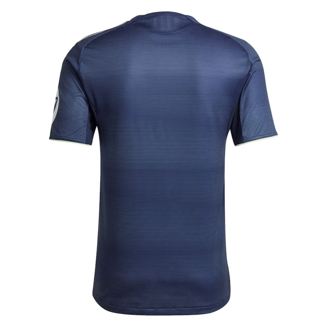 Real Madrid Away Match Jersey Player Version 2025/26 (back view)