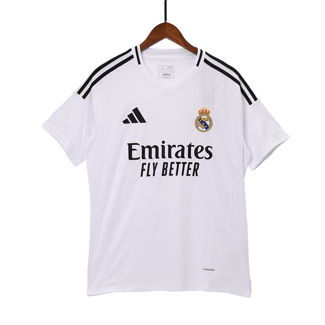 Real Madrid Home Full Jersey Kit 2024/25 (back view)