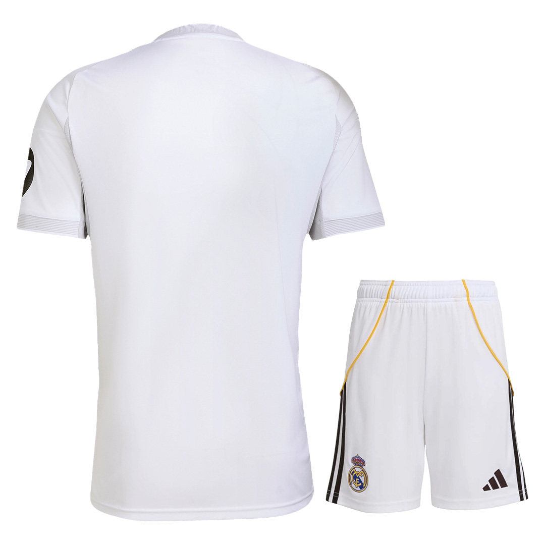 Real Madrid Home Jersey Kit 2025/26 (back view)