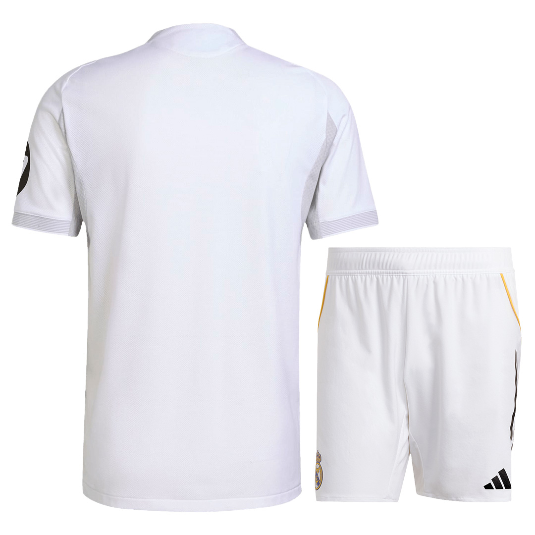 Real Madrid Home Match Jersey Kit Player Version 2025/26 (back view)
