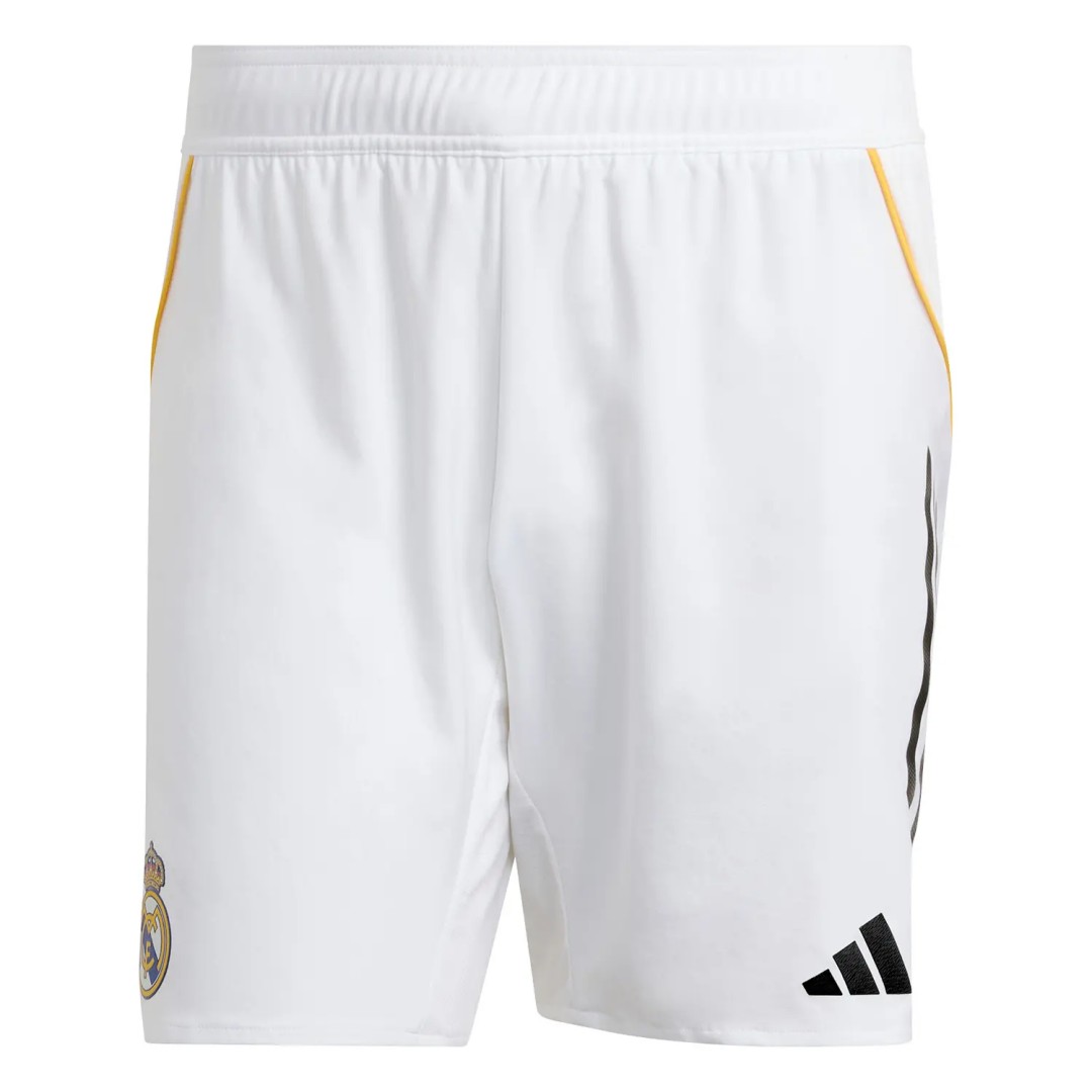Real Madrid Home Soccer Shorts 2025/26 (back view)