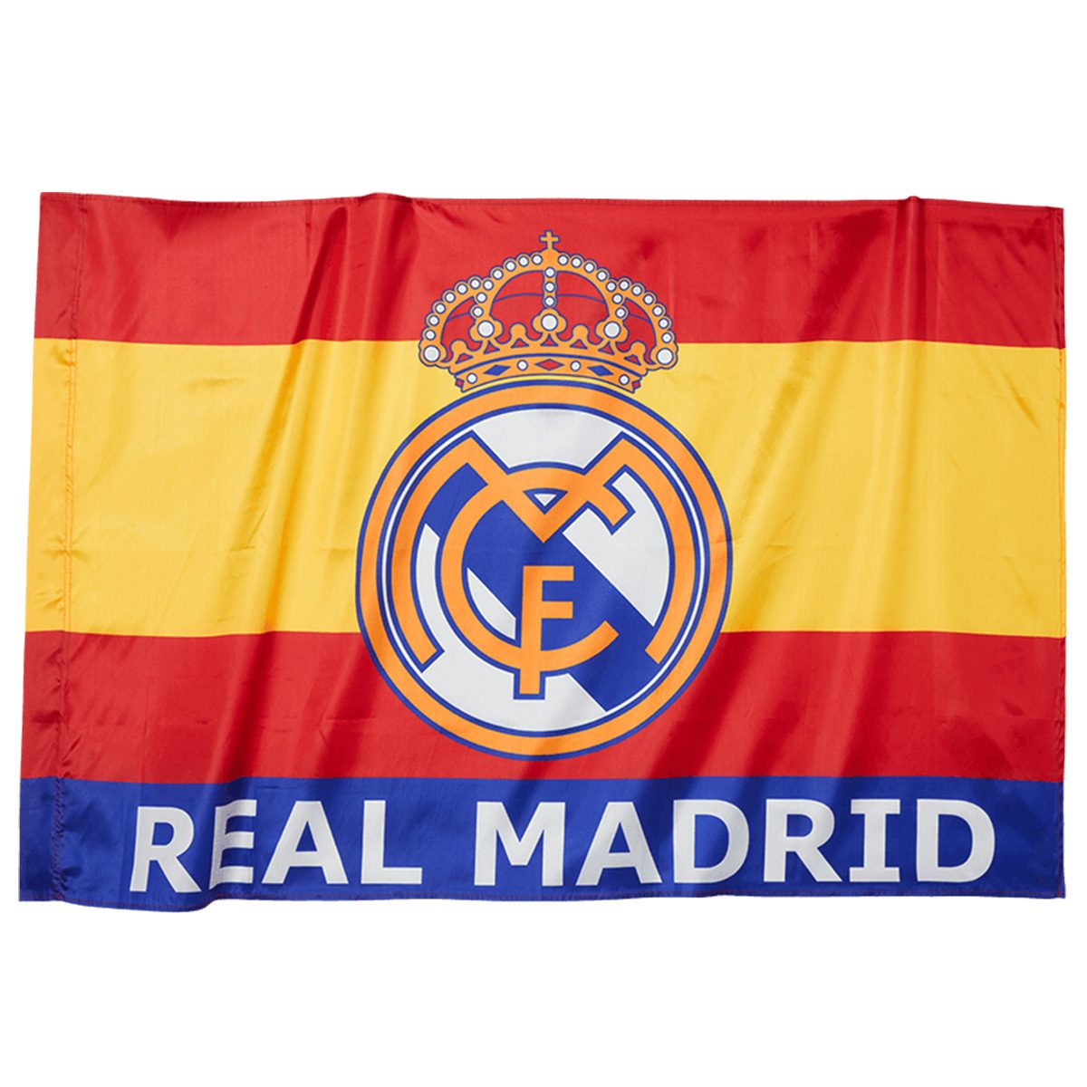 Real Madrid Spain Flag Large - Red/Yellow (back view)