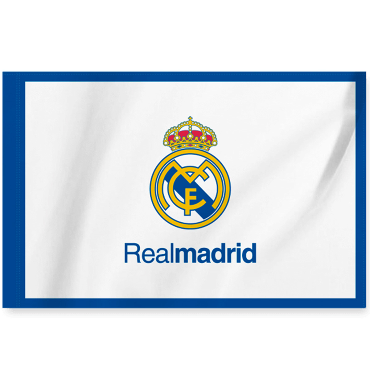 Real Madrid Team Flag - White/Blue