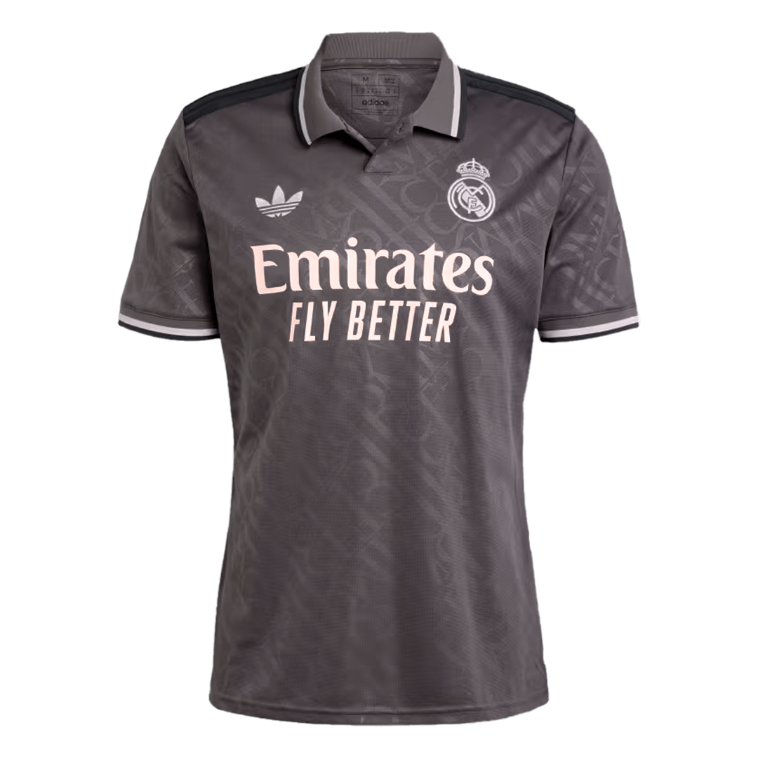 Real Madrid Third Full Jersey Kit 2024/25 (back view)