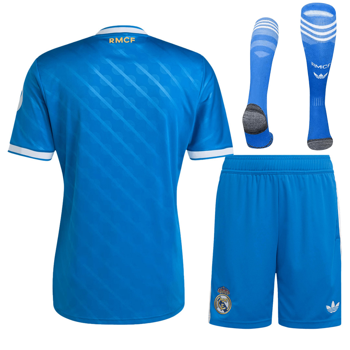 Real Madrid Third Jersey Full Kit 2025/26 (back view)