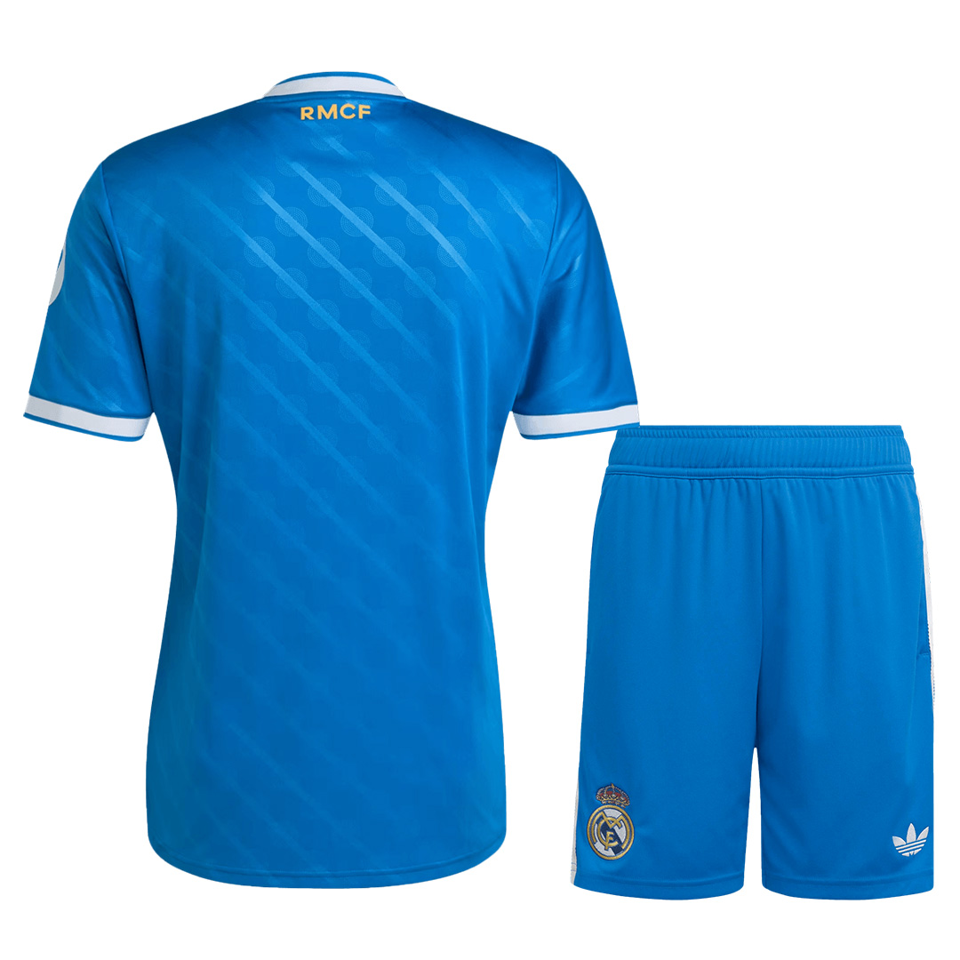 Real Madrid Third Jersey Kit 2025/26 (back view)