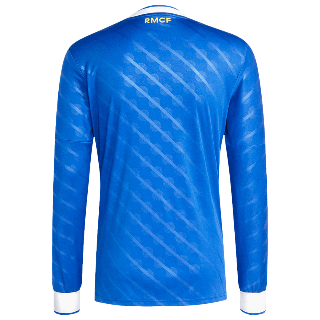 Real Madrid Third Long Sleeve Jersey 2025/26 (back view)