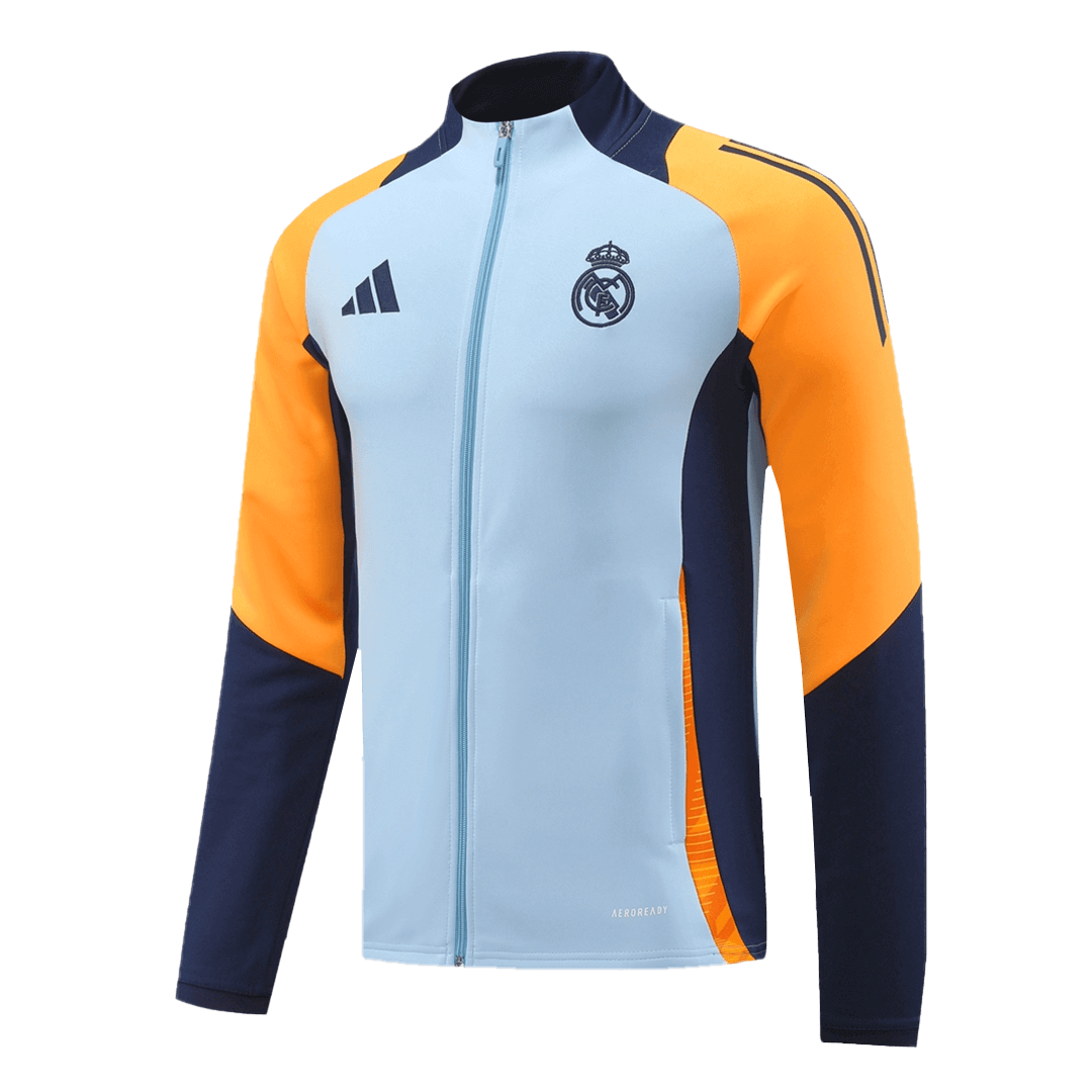 Real Madrid Training Jacket Gray (back view)