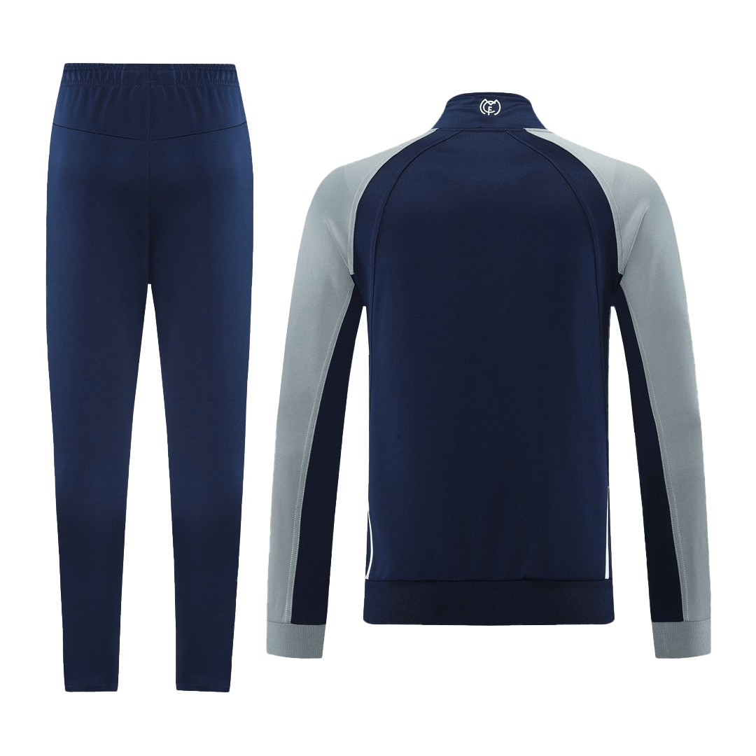 Real Madrid Training Tracksuit Kit(Jacket+Pants) 06 Navy 2025/26 (back view)