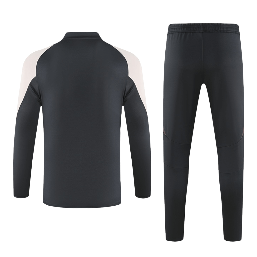 Real Madrid Zipper Sweat Kit(Top+Pants) 2024/25 (back view)
