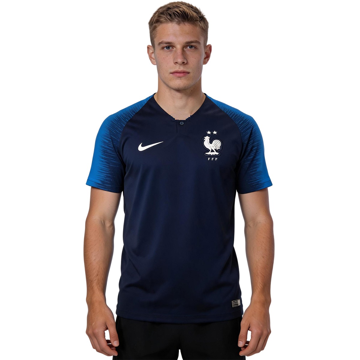 Retro France Home Jersey World Cup 2018