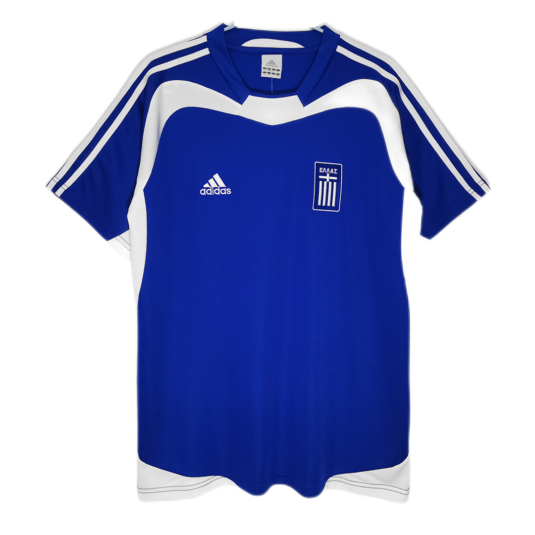 Retro Greece Home Jersey Euro Cup 2004 (back view)