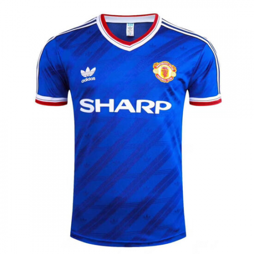 Retro Manchester United Away Jersey 1986 (back view)