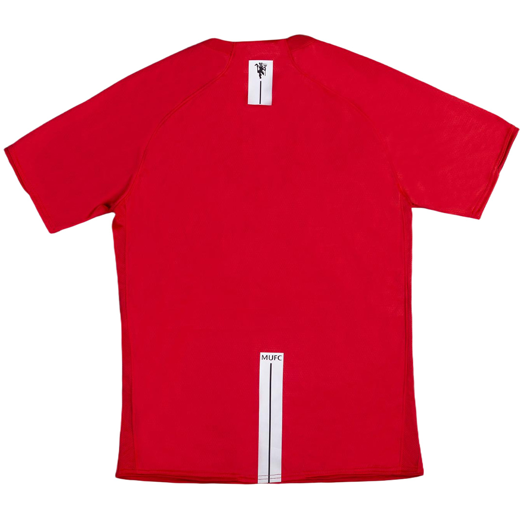 Retro Manchester United Home Jersey 2007/08 (back view)