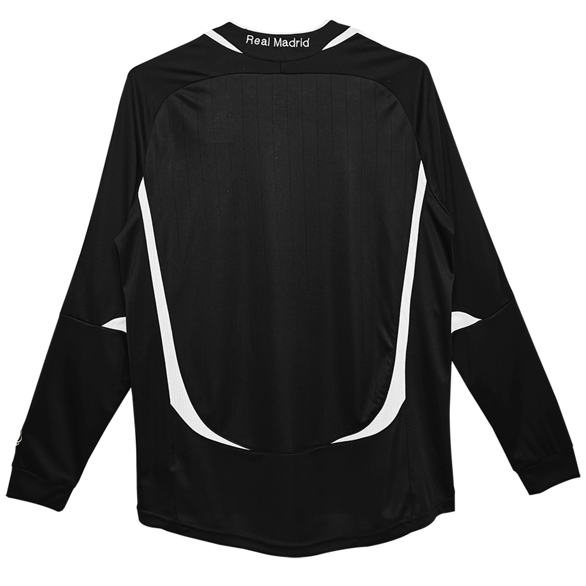 Retro Real Madrid Away Long Sleeve Jersey 2006/07 (back view)