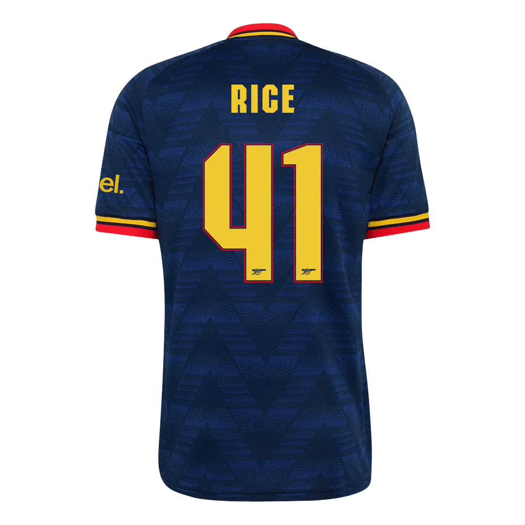 RICE #41 Arsenal Away Jersey 2026/27 (back view)
