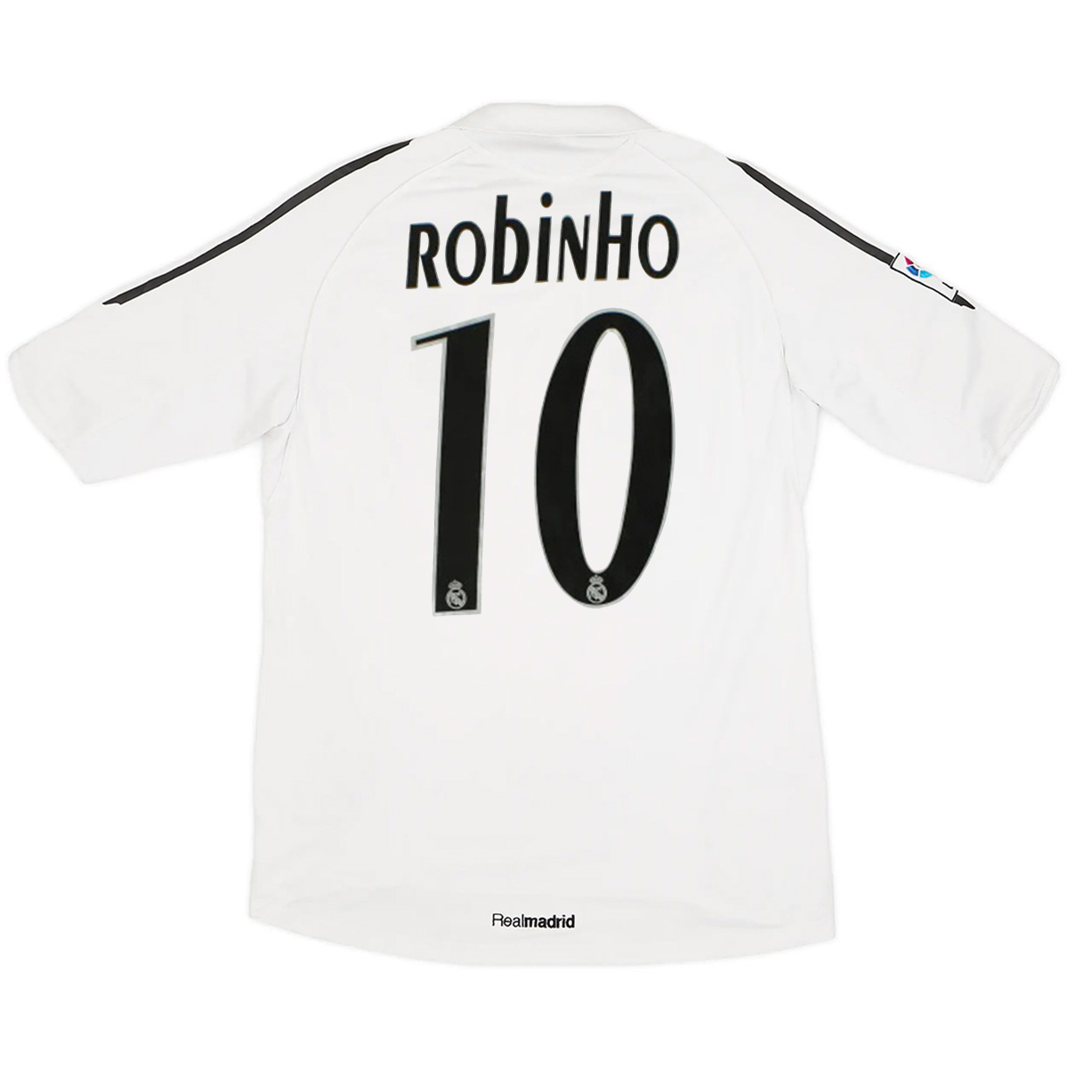 Robinho #10 Retro Real Madrid Home Jersey 2005/06