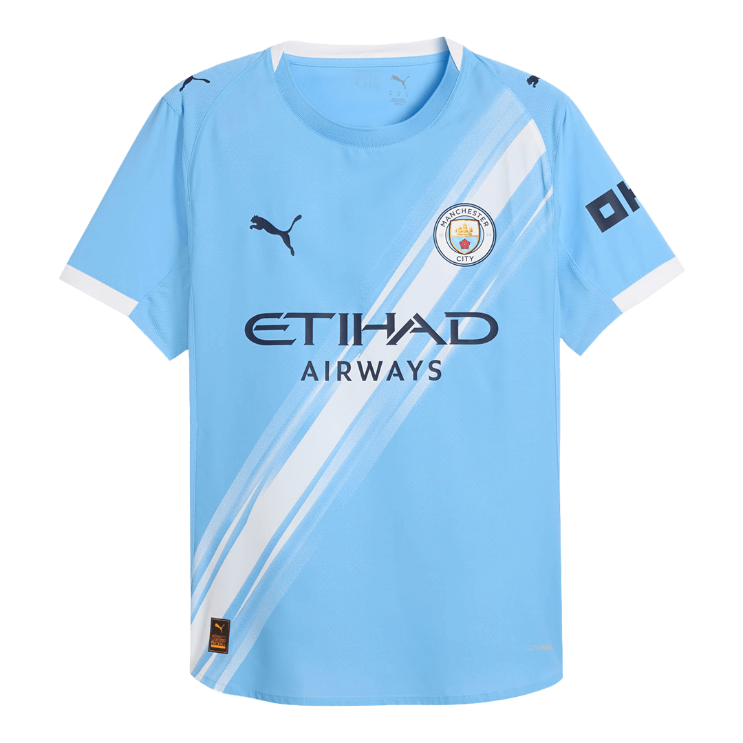 RODRIGO #16 Manchester City Home Match Jersey Player Version 2025/26 - Club World Cup (back view)