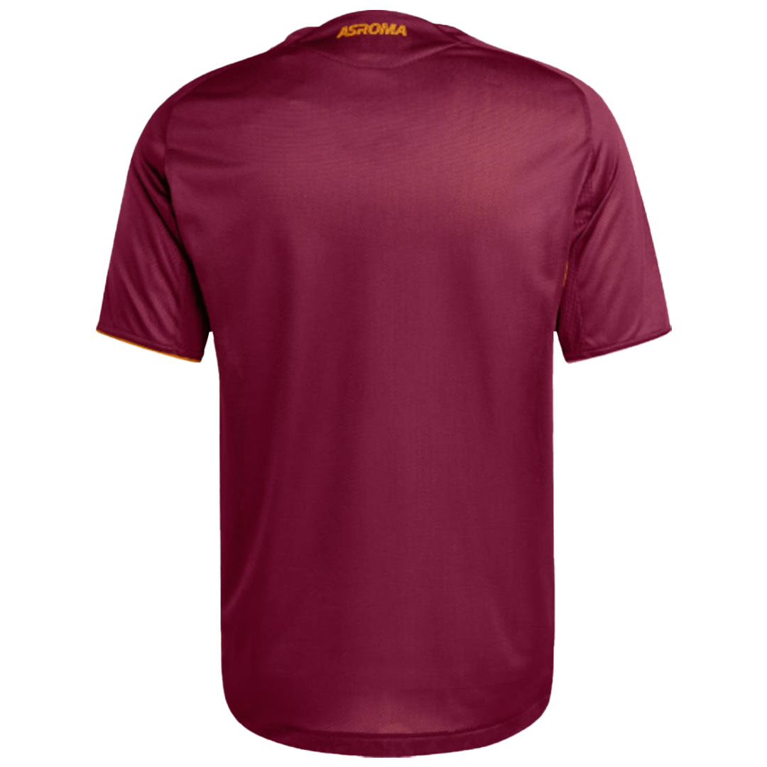 Roma Home Match Jersey Player Version 2025/26 (back view)