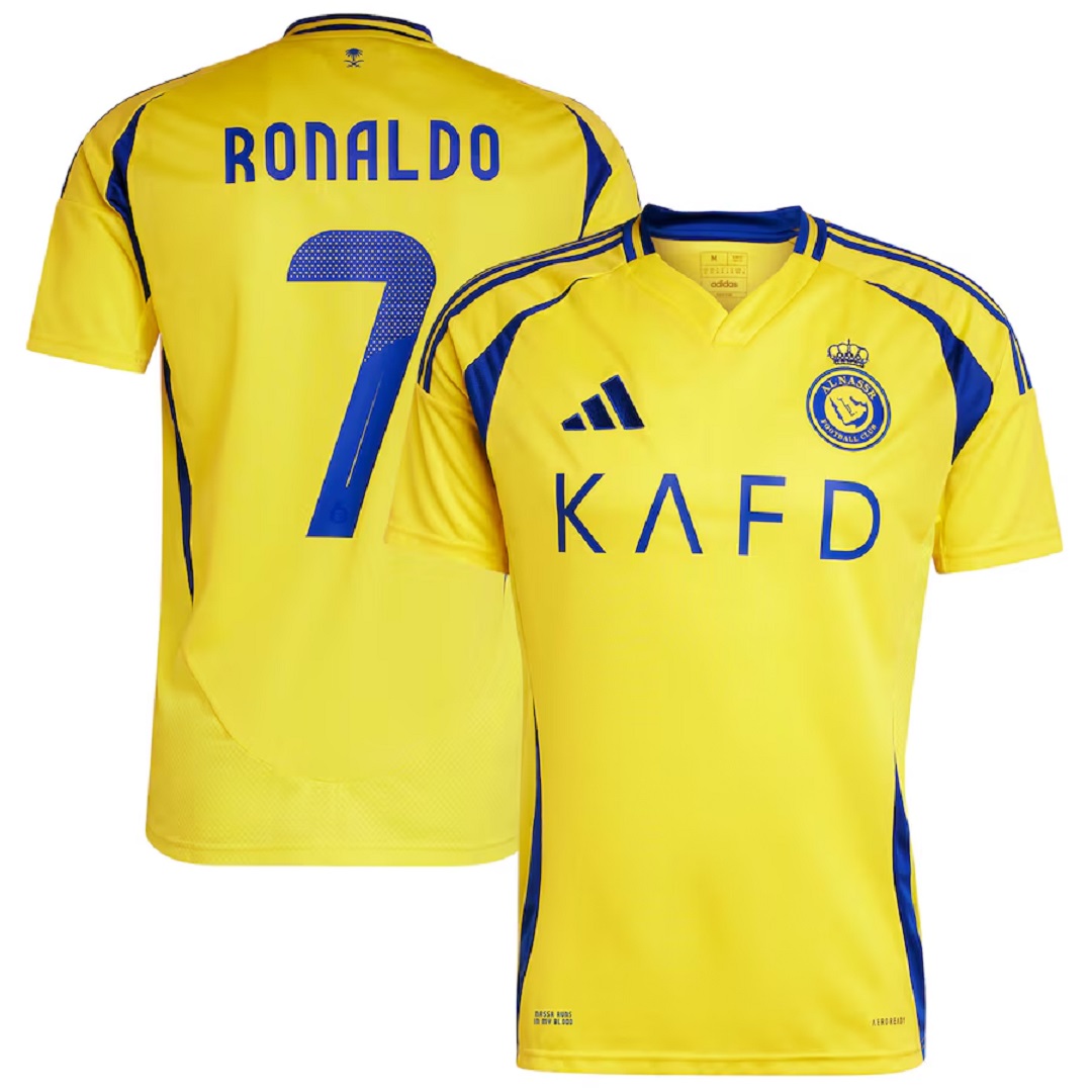 RONALDO #7 Al Nassr Home Jersey - ACL Font 2024/25