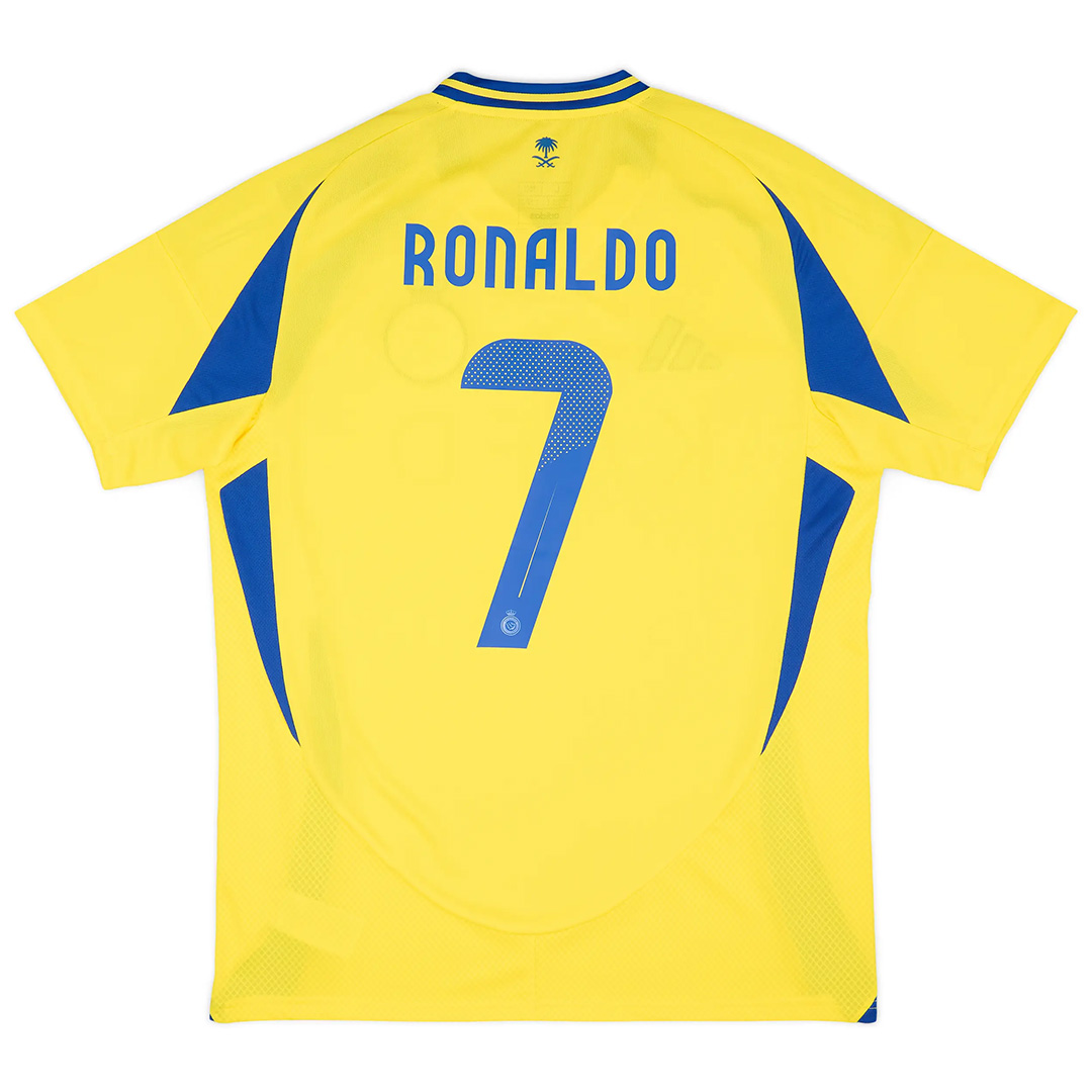 RONALDO #7 Al Nassr Home Jersey - ACL Font 2024/25 (back view)