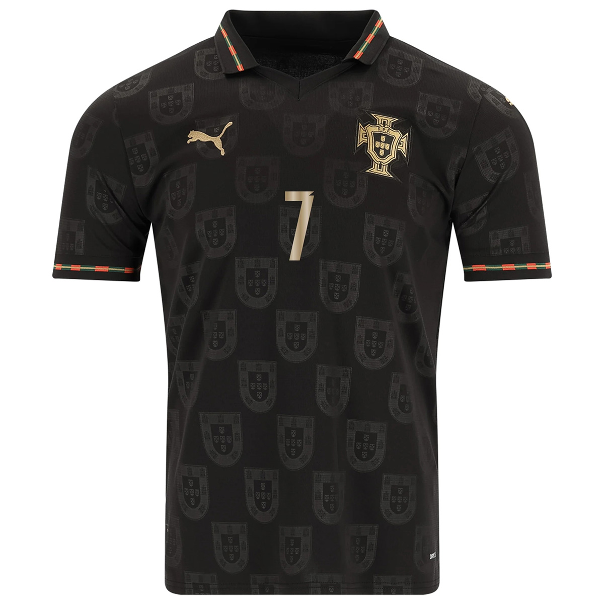RONALDO #7 Portugal 'Black Panther' Special Edition Jersey 2026 (back view)