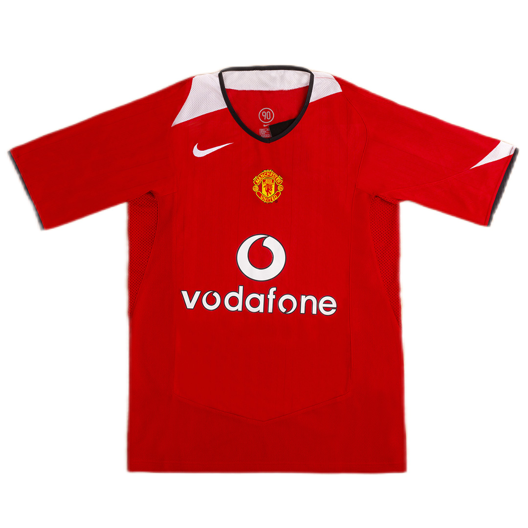 Ronaldo #7 Retro Manchester United Home Jersey 2004/06 (back view)