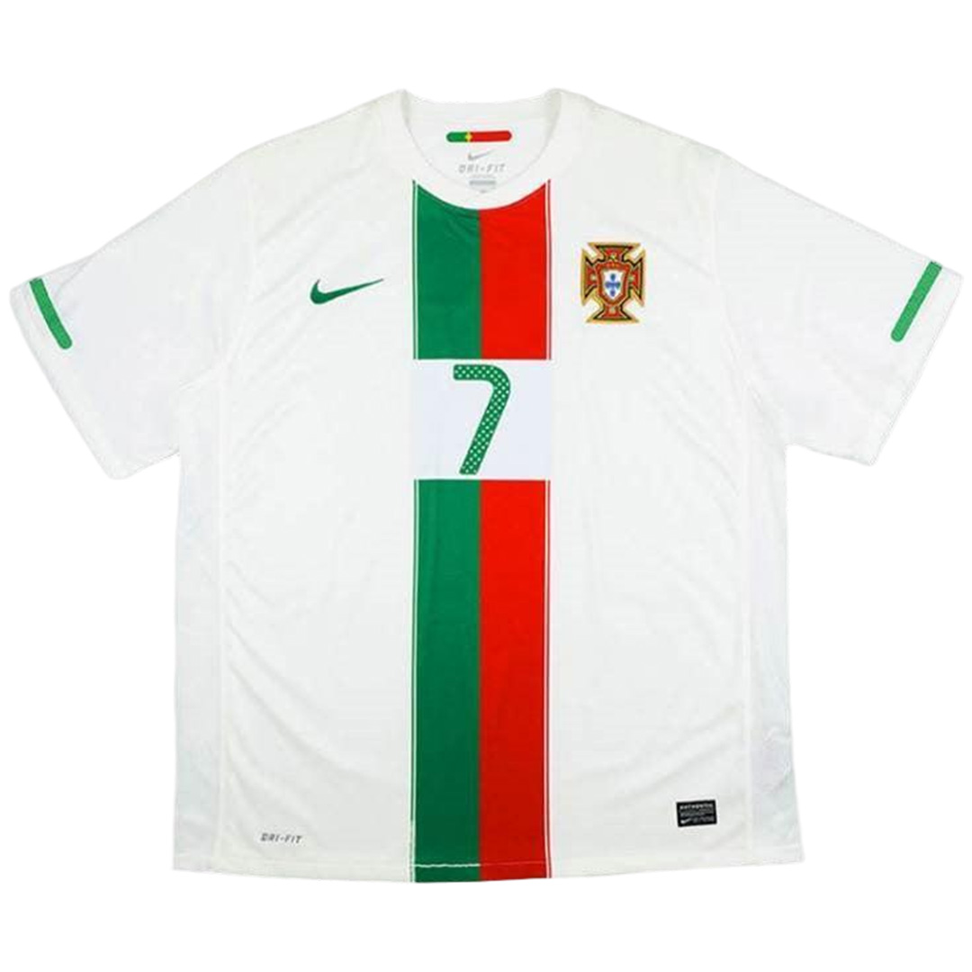 RONALDO #7 Retro Portugal Away Jersey 2010 (back view)