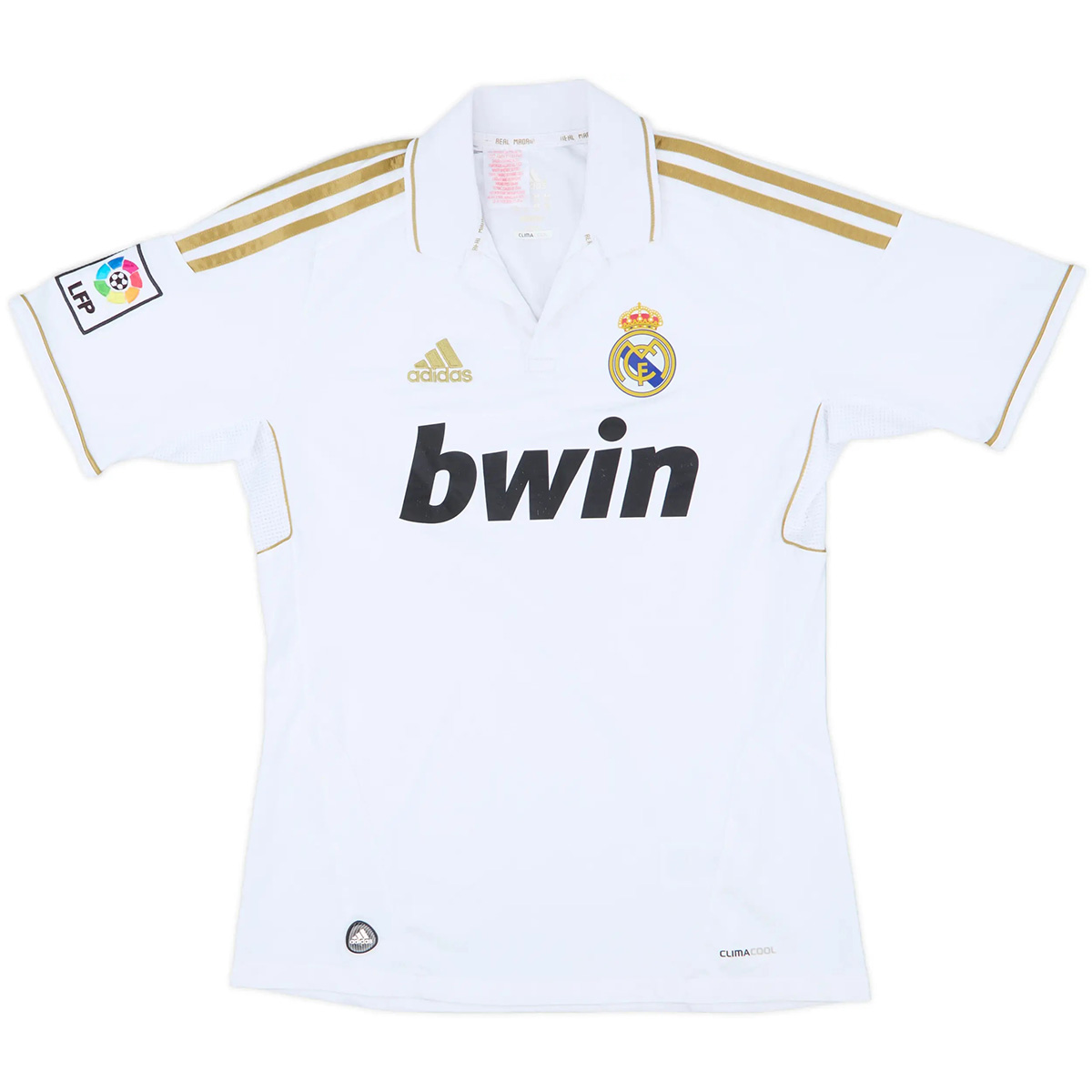 Ronaldo #7 Retro Real Madrid Home Jersey 2011/12 (back view)