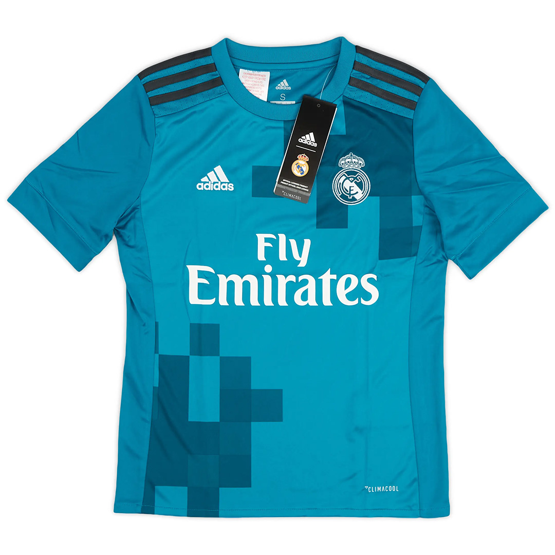 RONALDO #7 Retro Real Madrid Third Jersey 2017/18 (back view)