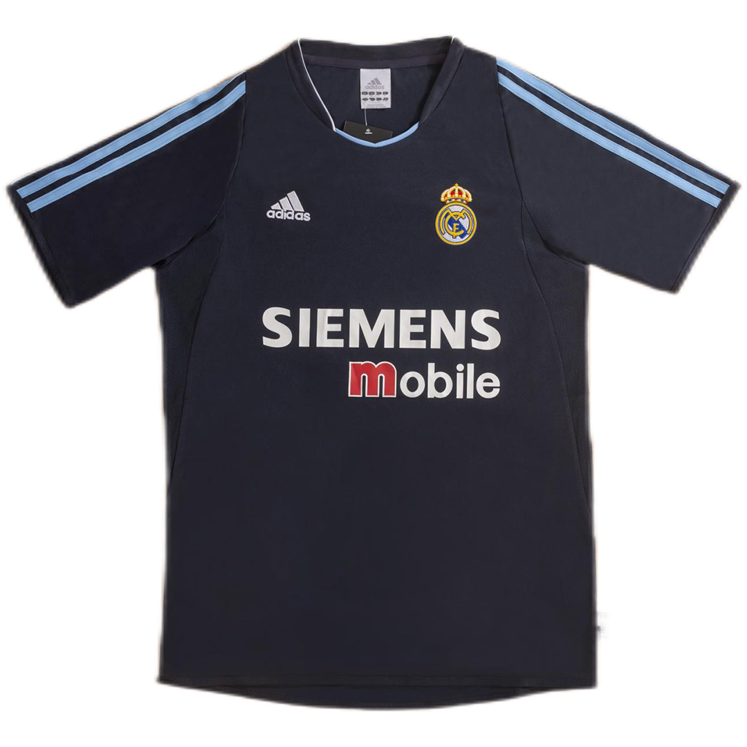 RONALDO #9 Retro Real Madrid Away Jersey 2003/04 (back view)