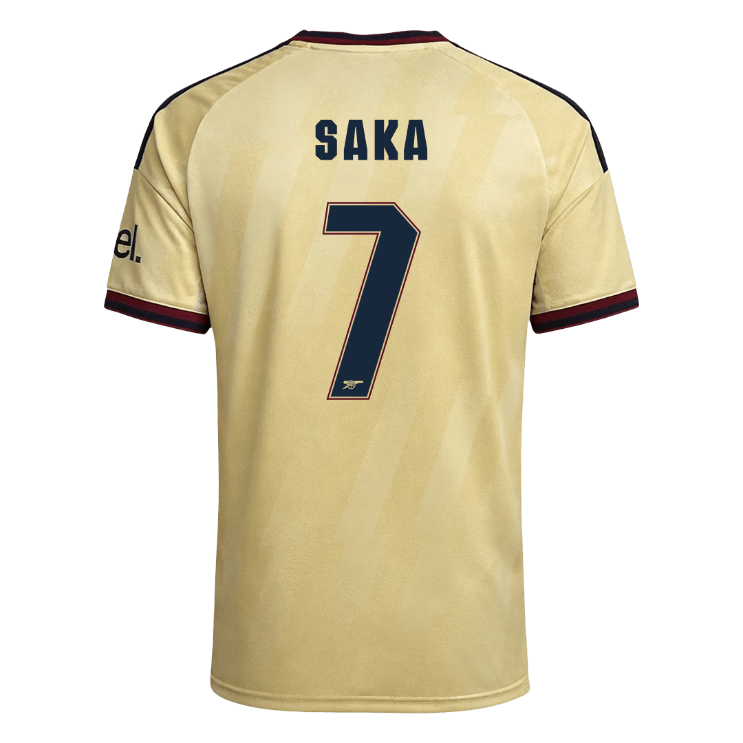 SAKA #7 Arsenal Third Away Match Jersey Player Version 2026/27 (back view)