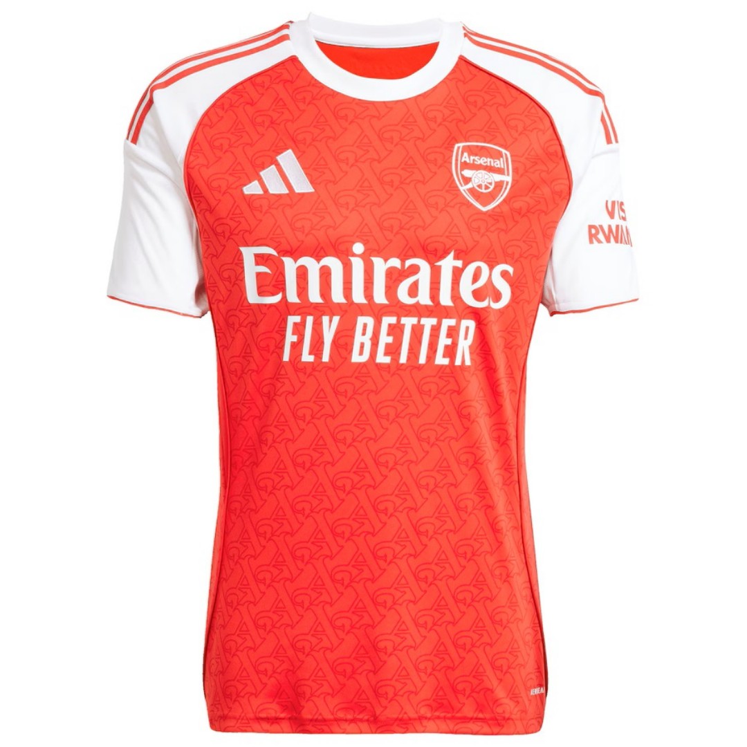 SALIBA #2 Arsenal Home Jersey 2025/26 (back view)