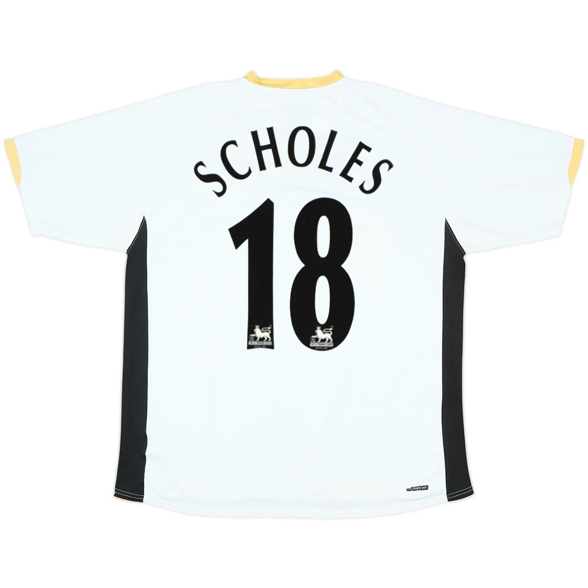 Scholes #18 Retro Manchester United Away Jersey 2006/08