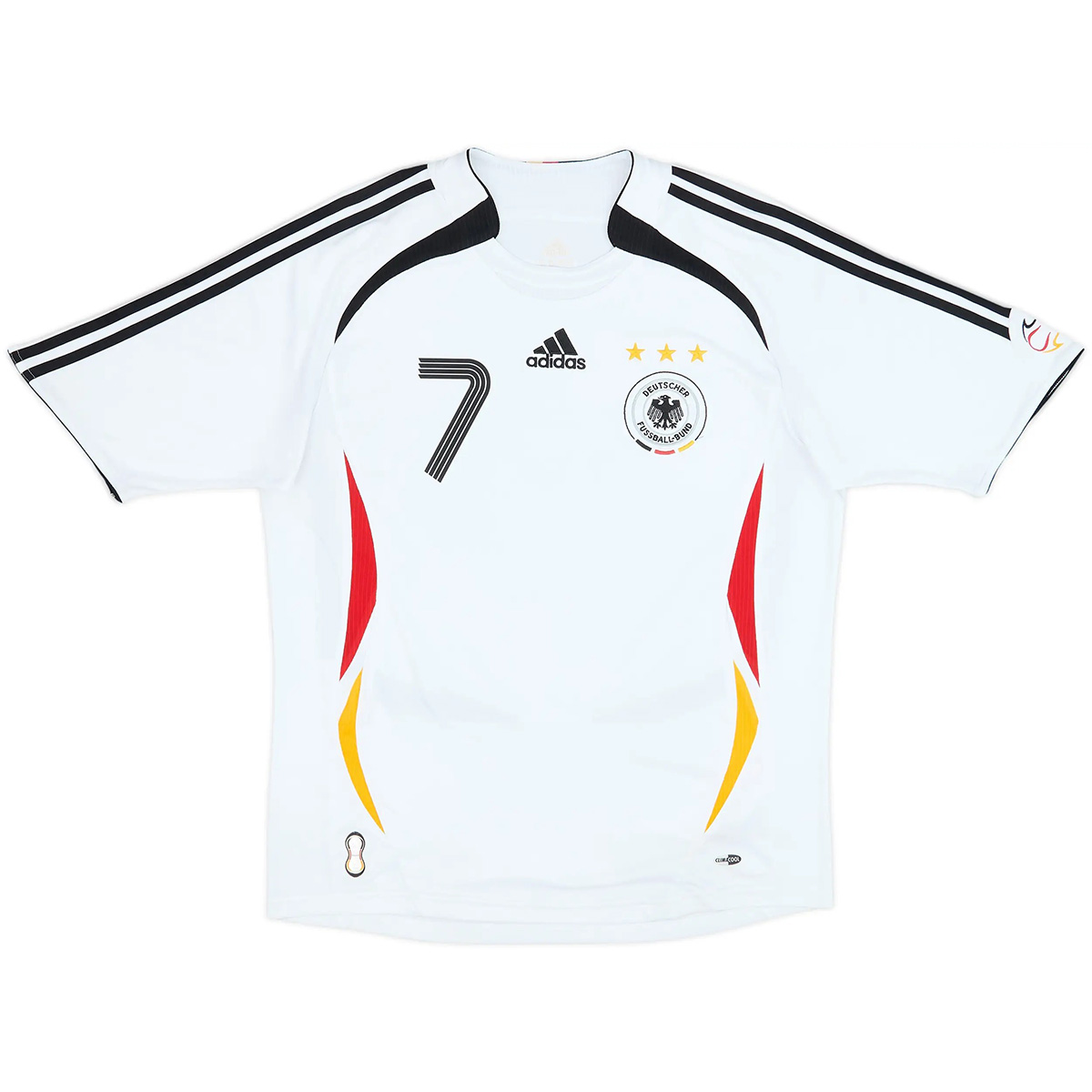 Schweinsteiger #7 Retro Germany Home Jersey World Cup 2006 (back view)