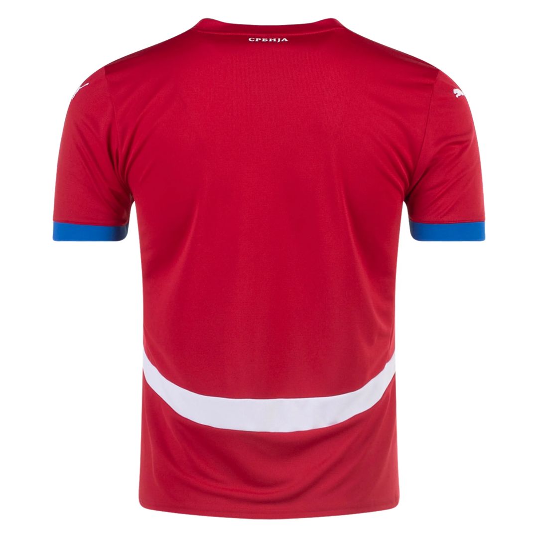 Serbia Home Jersey Euro 2024 (back view)