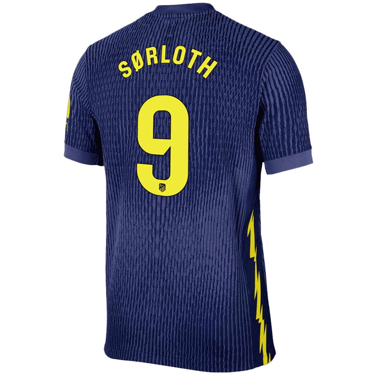 SØRLOTH #9 Atletico Madrid Away Match Jersey Player Version 2025/26