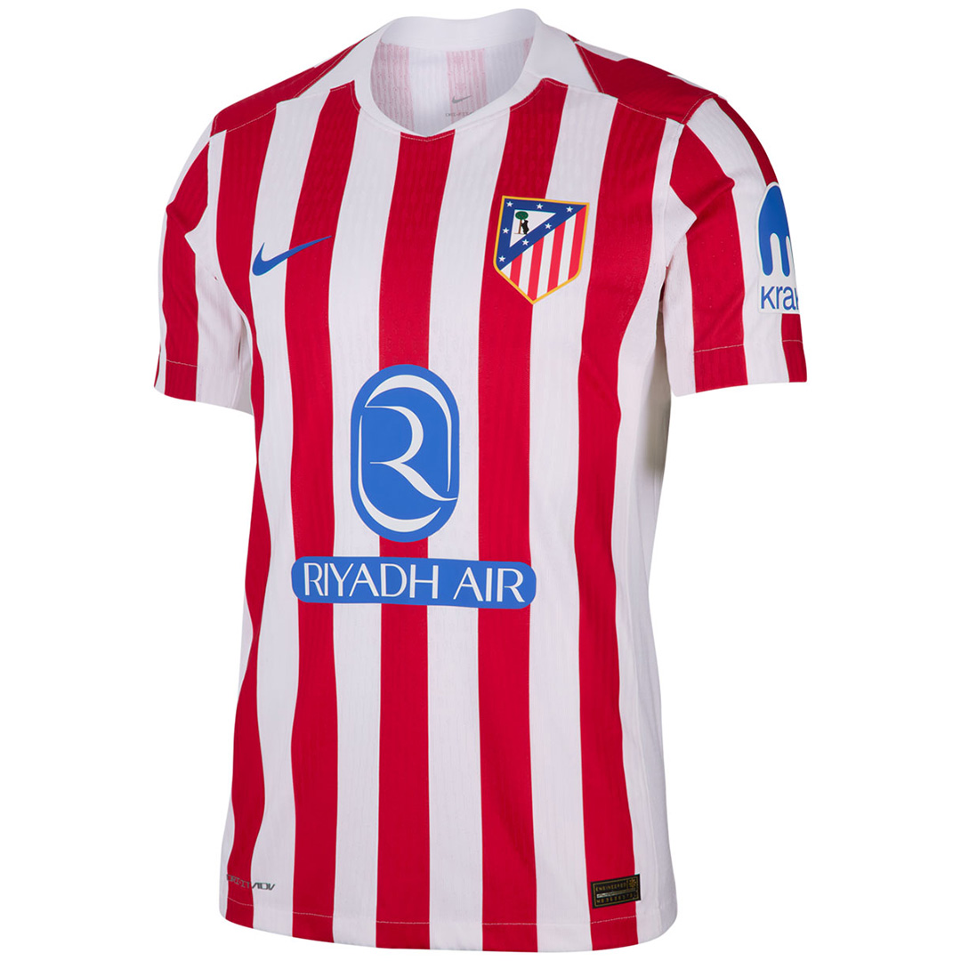 SØRLOTH #9 Atletico Madrid Home Match Jersey Player Version 2025/26 (back view)