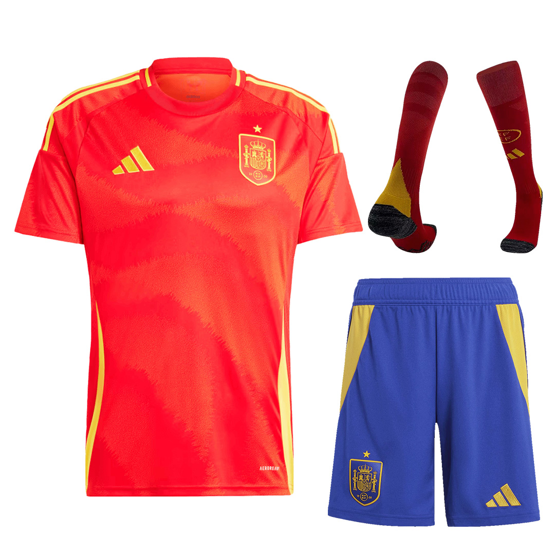 Spain Home Full Kit Euro 2024