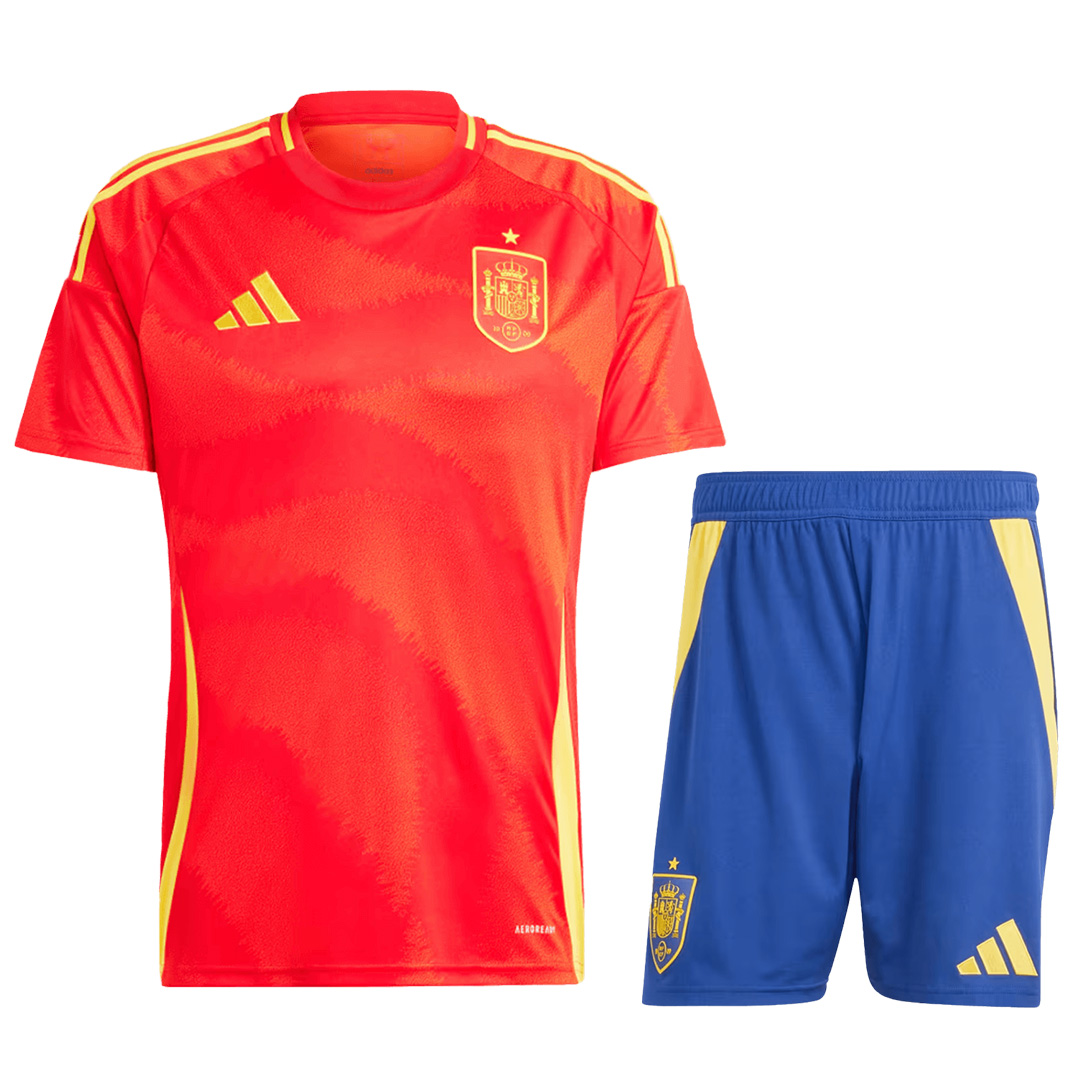 Spain Home Jersey Kit Euro 2024