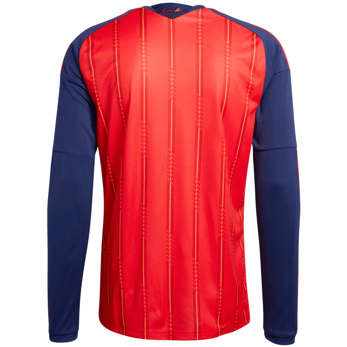 Spain Home Long Sleeve Jersey World Cup 2026 (back view)